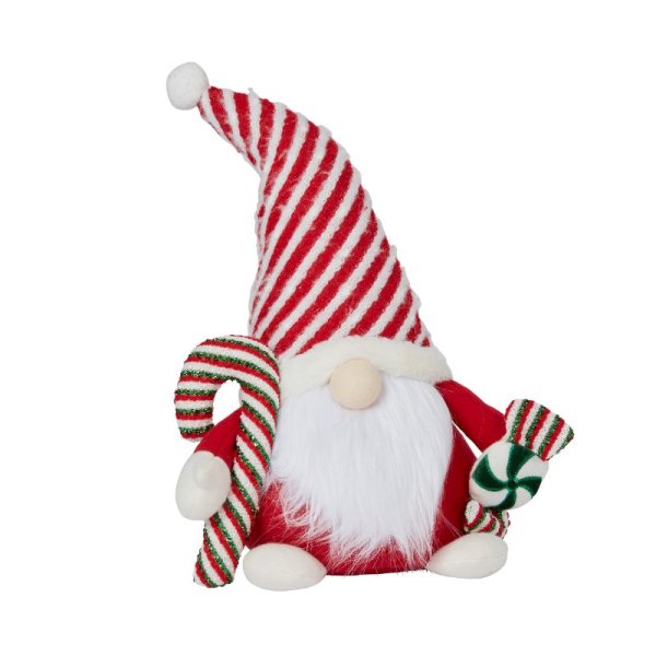 Three Kings Candy Cane Gonk Large - Red - Saxons Garden & Home