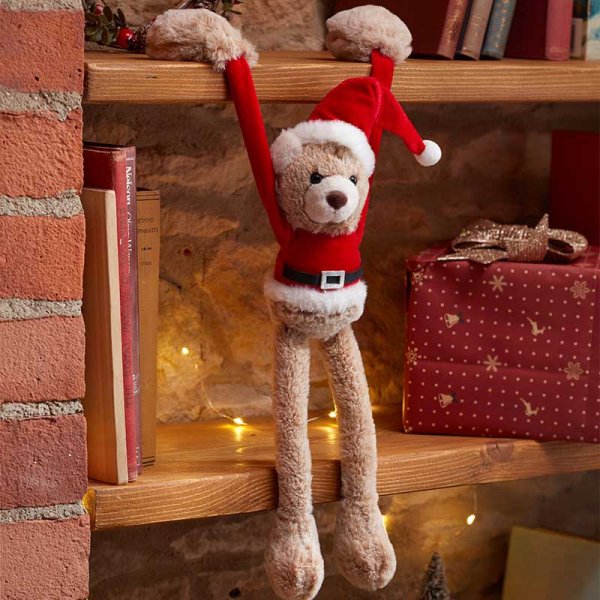 Three Kings Teddy Santa - Hanging - Saxons Garden & Home