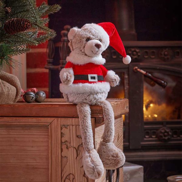 Three Kings Teddy Santa - Seated - Saxons Garden & Home