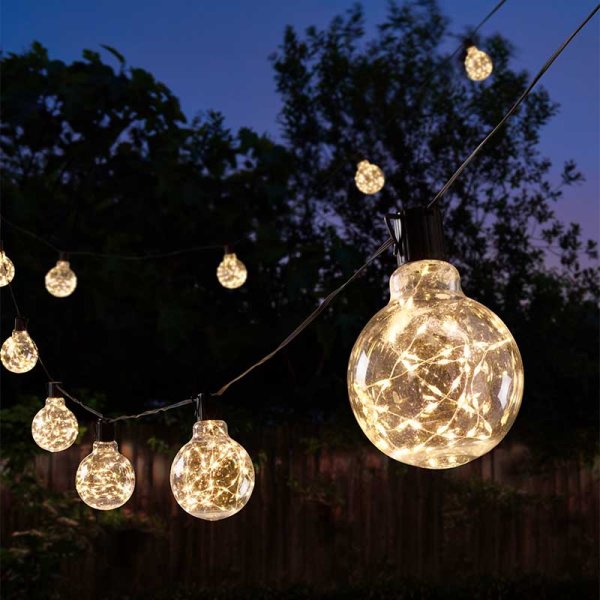 Three Kings Galaxy Festoon Firefly String Lights - Warm White - Set of 20