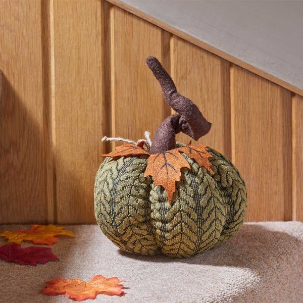 Autumn Décor Plushpumpkin - Large - Saxons Garden & Home
