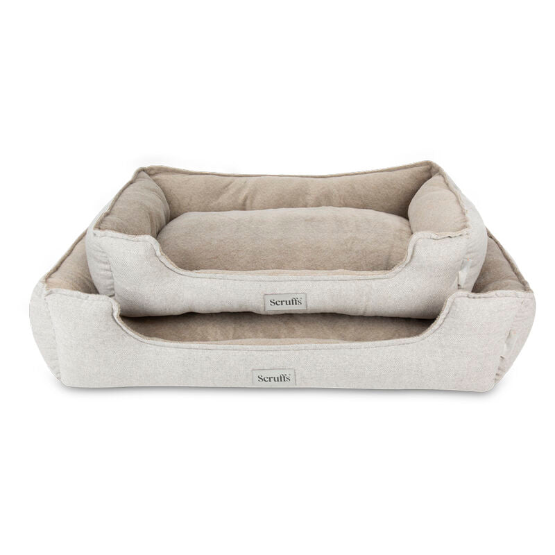 Scruffs Harvard Memory Foam Orthopaedic Box Bed in Pearl Grey - Saxons Garden & Home