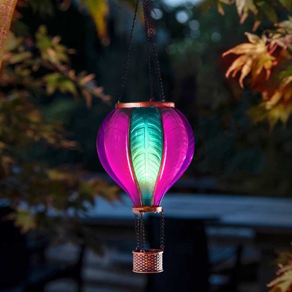 Smart Solar Aurora Flaming Balloon - Saxons Garden & Home