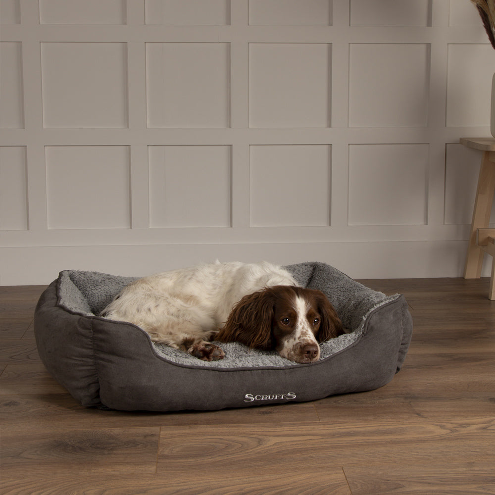 Scruffs Cosy Box Bed in Grey - Saxons Garden & Home