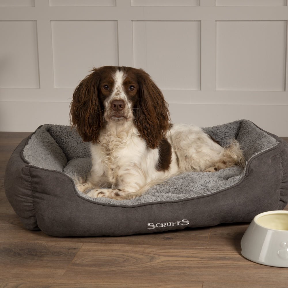 Scruffs Cosy Box Bed in Grey - Saxons Garden & Home