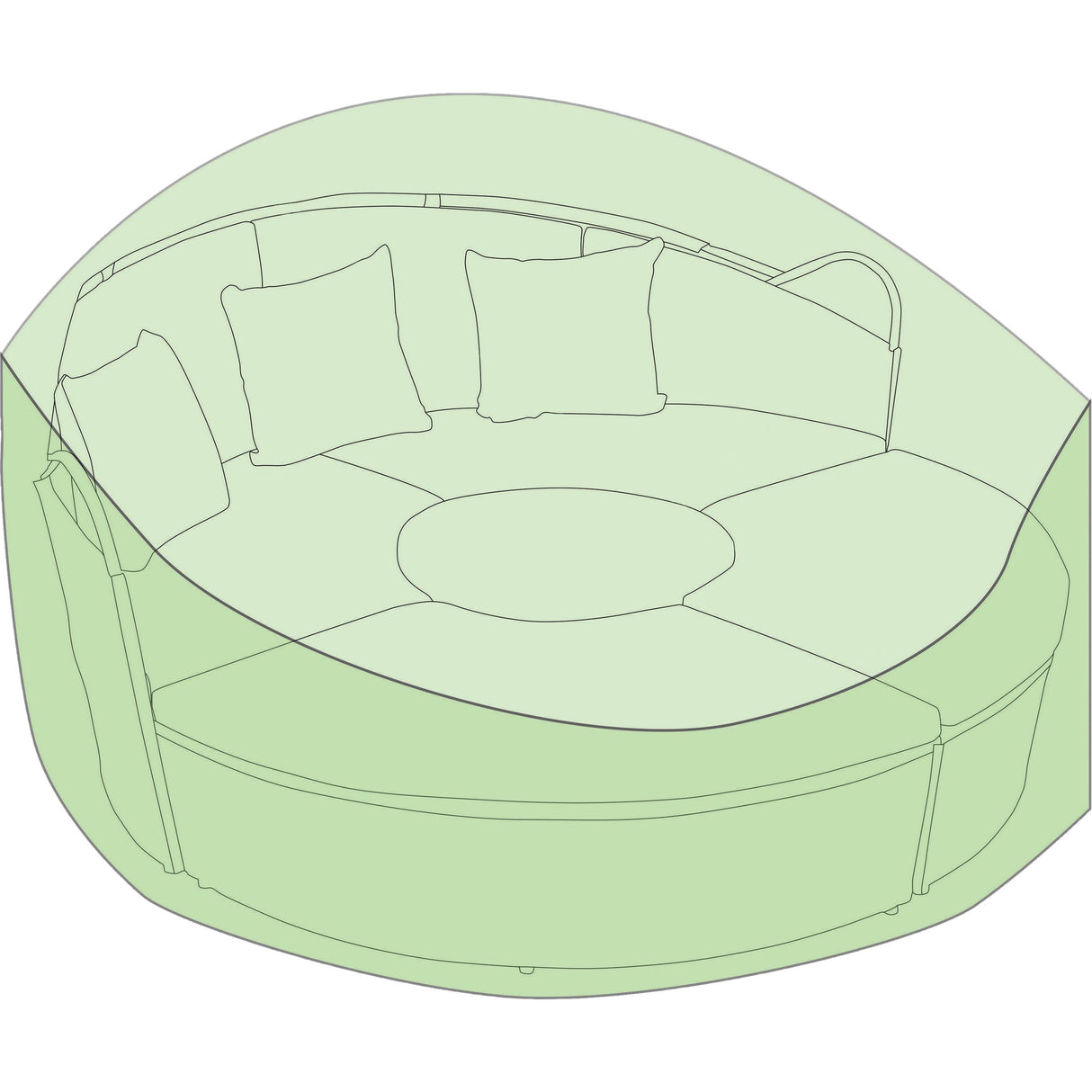 Saxons Water Resistant Day Bed Cover - Saxons Garden & Home