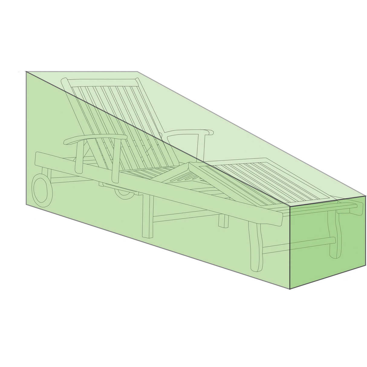 Saxons Water Resistant Lounger Cover - Saxons Garden & Home