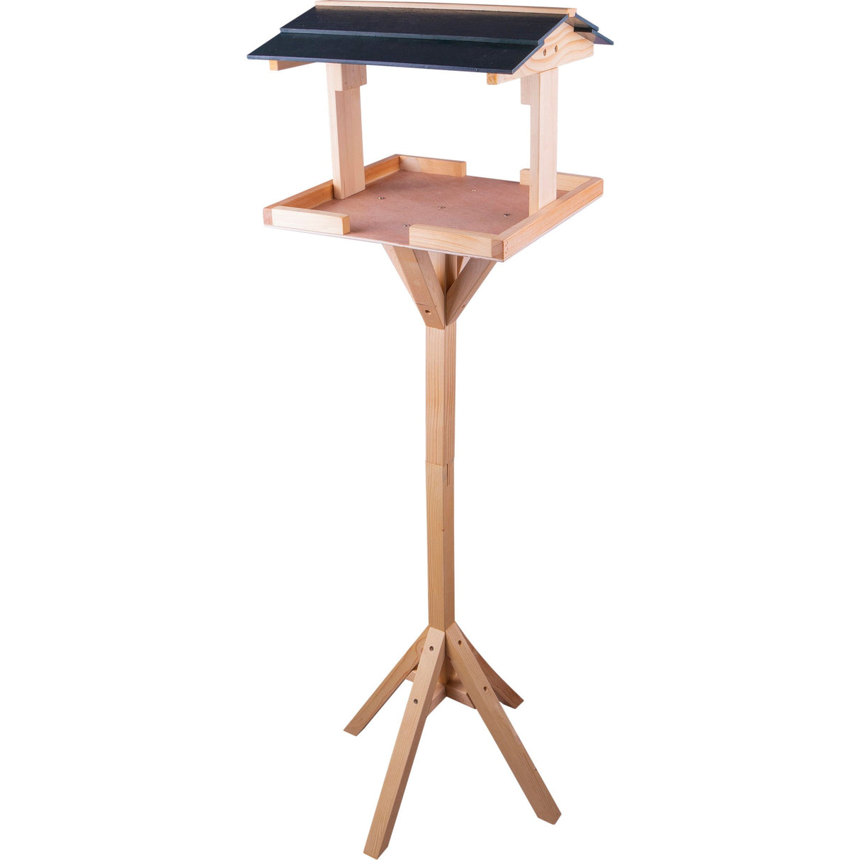 Saxons Free-Standing Wooden Bird Feeding Table (115cm) - Saxons Garden & Home