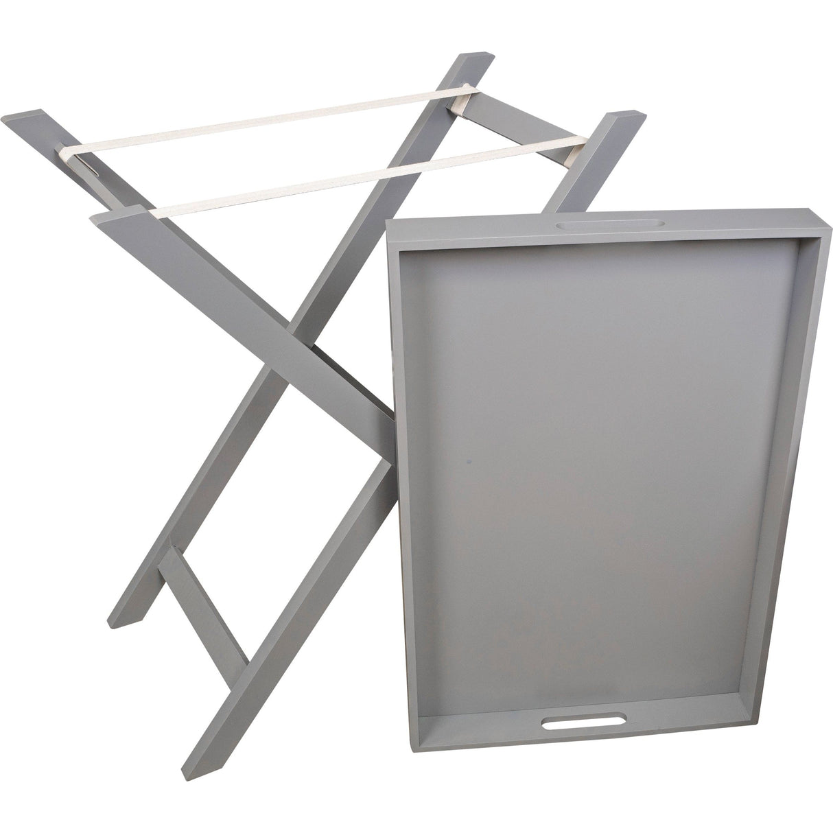 Saxons Folding Tray Table in Grey - Saxons Garden & Home