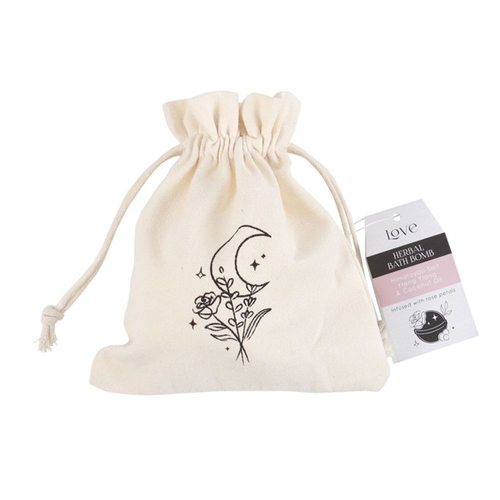 'Love' Herbal Ylang Ylang Bath Bomb - Saxons Garden & Home