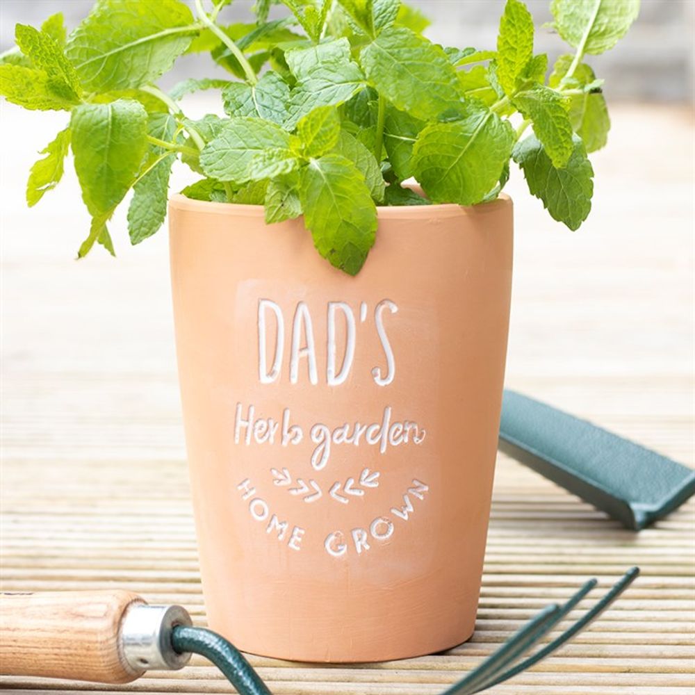 Dad's Garden Terracotta Plant Pot - Saxons Garden & Home