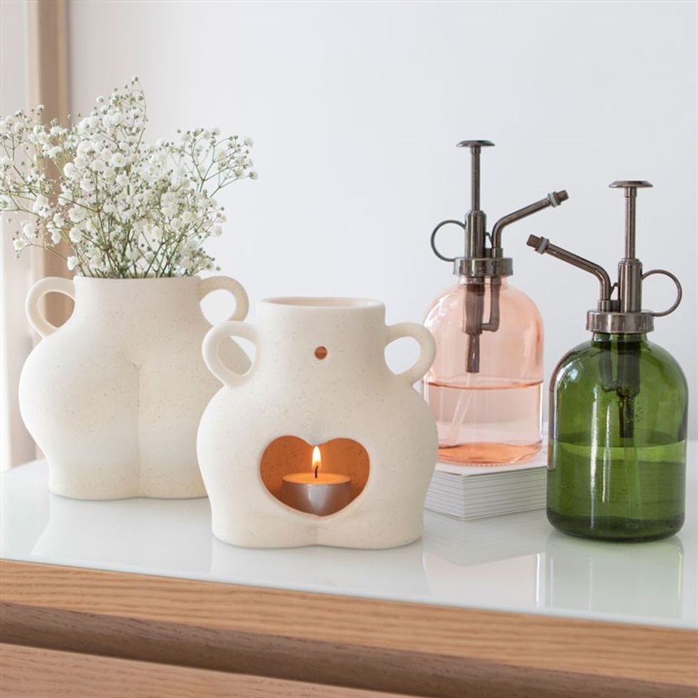 Cream Speckle Bum Plant Pot - Saxons Garden & Home