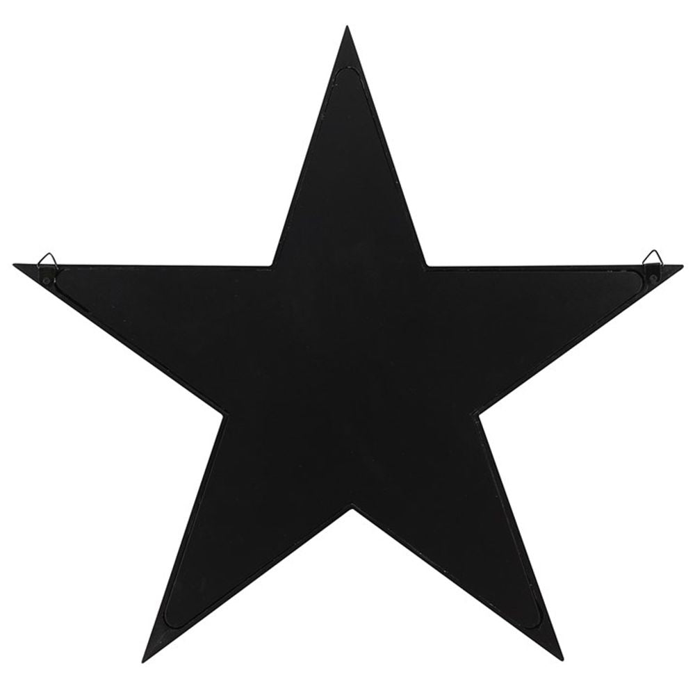 Black Framed Pentagram Mirror - Saxons Garden & Home