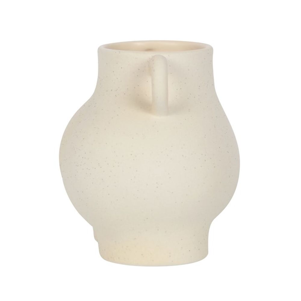 Cream Speckle Bum Plant Pot - Saxons Garden & Home