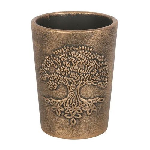 Tree of Life Bronze Terracotta Plant Pot by Lisa Parker - Saxons Garden & Home