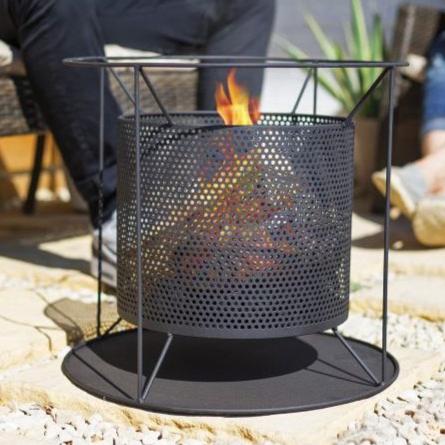 La Hacienda Kora Perforated Firebasket - Saxons Garden & Home