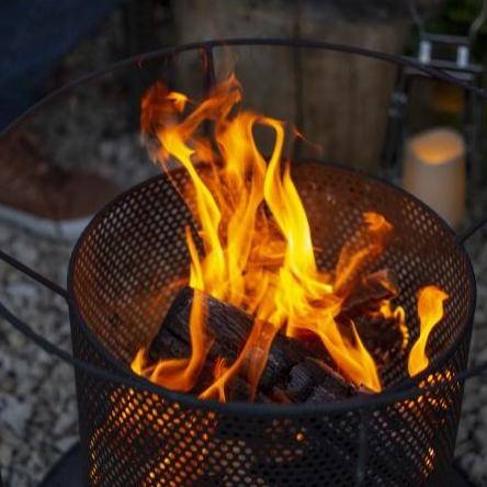 La Hacienda Kora Perforated Firebasket - Saxons Garden & Home