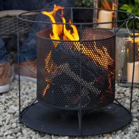 La Hacienda Kora Perforated Firebasket - Saxons Garden & Home