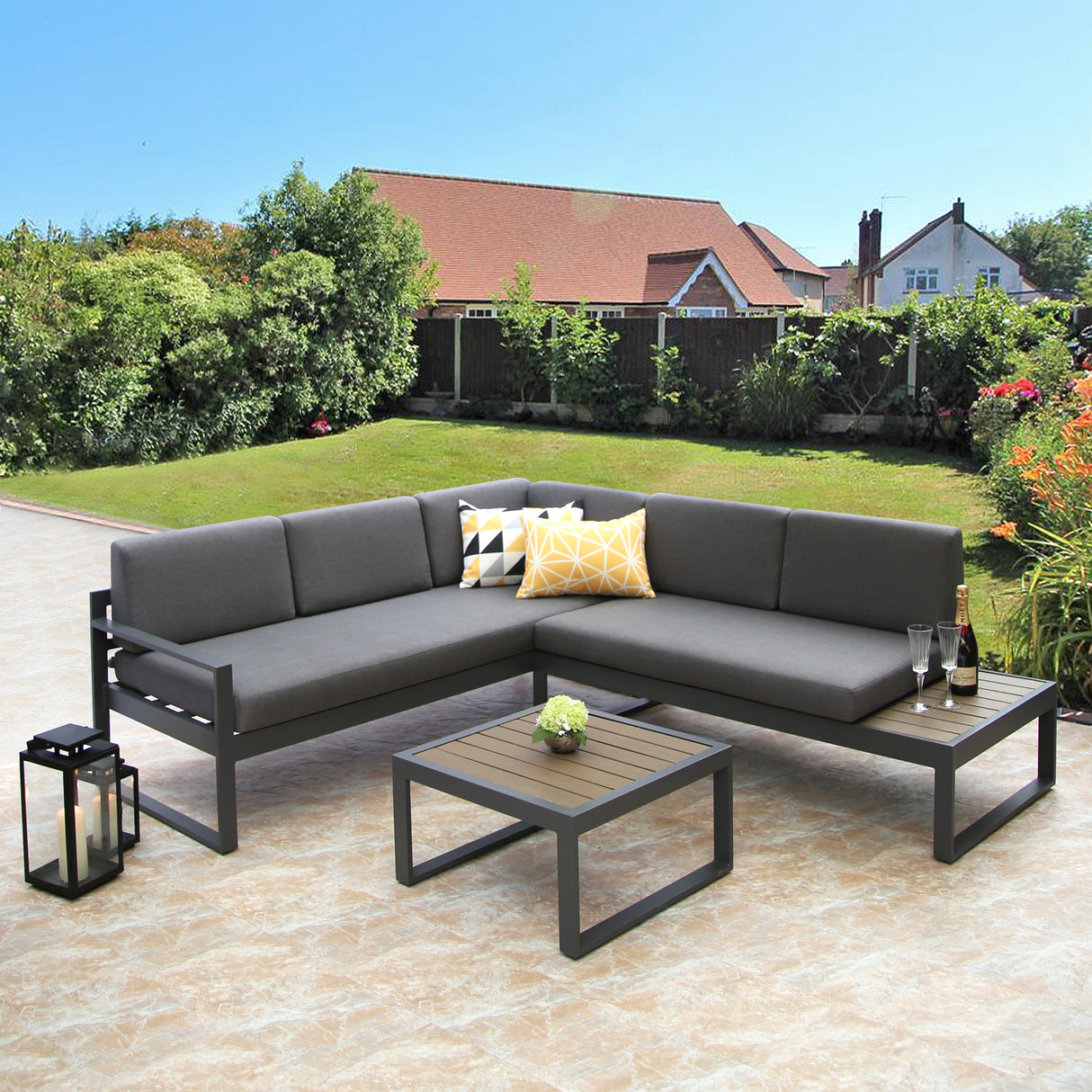 Maia Corner Sofa Set - Saxons Garden & Home