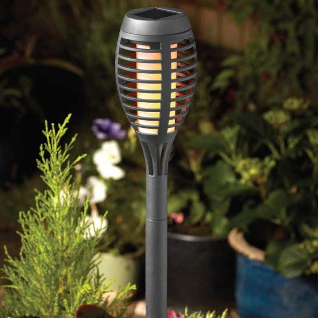 Smart Garden Party Flaming Torch - 5pc Carry Pack - Slate - Saxons Garden & Home