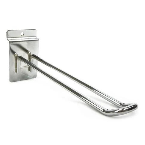 Euro Loop Slatwall Hook - Chrome - 30cm long