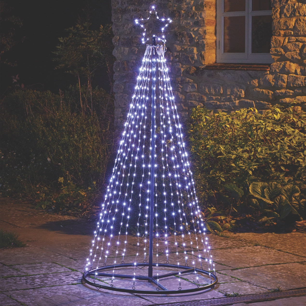 Three Kings 1.5m Twinkle Tree Warm & Cool White – Saxons Garden & Home