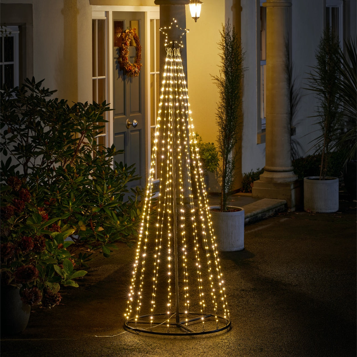 Three Kings 1.5m Twinkle Tree Warm & Cool White – Saxons Garden & Home