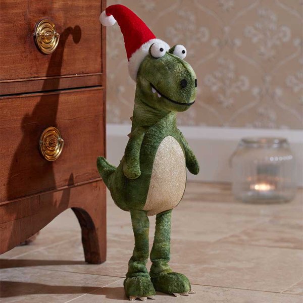 Three Kings Festive Dino - Green - Saxons Garden & Home