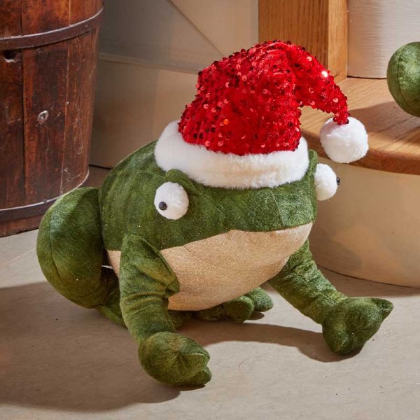 Three Kings Festive Frog - Large - Saxons Garden & Home