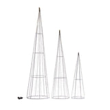 Three Kings 640 LED TreeCone Trio - Set of 3 - Warm White - Saxons Garden & Home