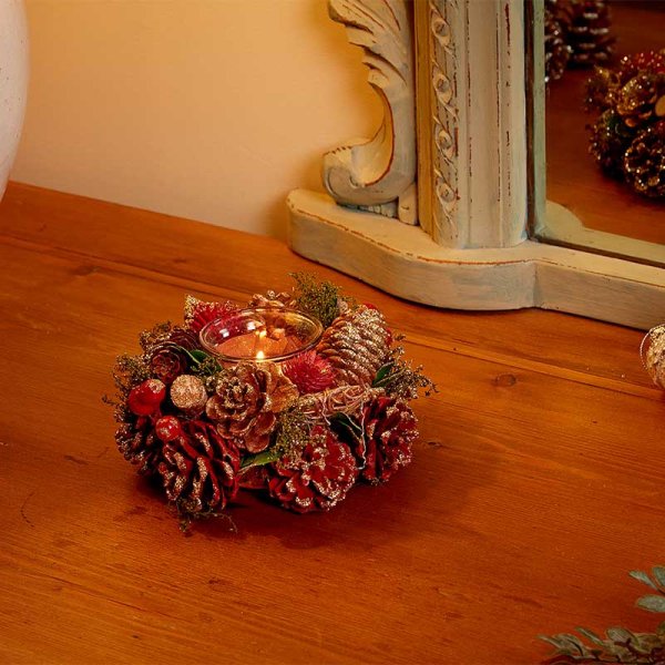 Three Kings Three Kings Solo Candle Holder - 15 cm - Saxons Garden & Home