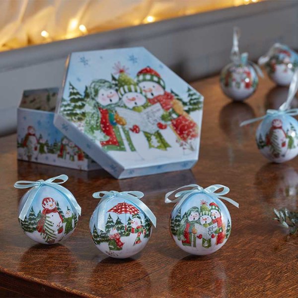 Three Kings Singing Snowmen - Set of 7 - Saxons Garden & Home