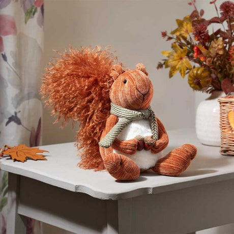 Autumn Décor Cyril Squirrel - Saxons Garden & Home