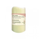 Three Kings Flameless Pillar Candle 7.5 x 7.5cm - Saxons Garden & Home