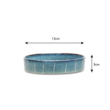 Scruffs Reactive Glaze Pet Saucer in Pinstripe - Saxons Garden & Home