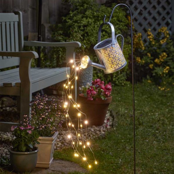 Smart Solar Firefly DecorCan Stake Light - Saxons Garden & Home