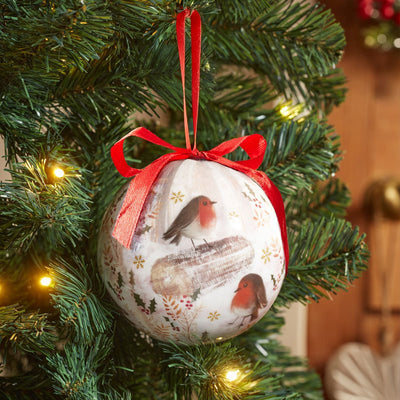Three Kings 12cm Vintage Baubles - Robin, POS 12