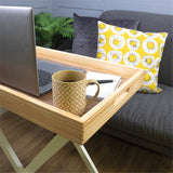 Saxons Folding Tray Table in White - Saxons Garden & Home