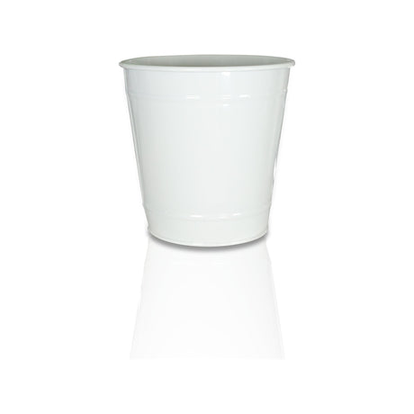 Saxons 5" Metal Plant Pot White - Saxons Garden & Home