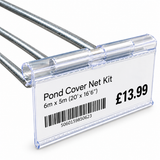 Saxons EPOS Flip Up Label Holder 8cm x 3.9cm