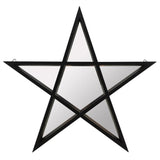 Black Framed Pentagram Mirror - Saxons Garden & Home