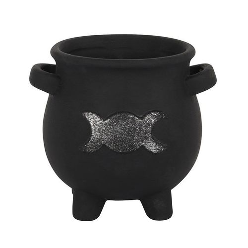 Triple Moon Cauldron Terracotta Plant Pot - Saxons Garden & Home