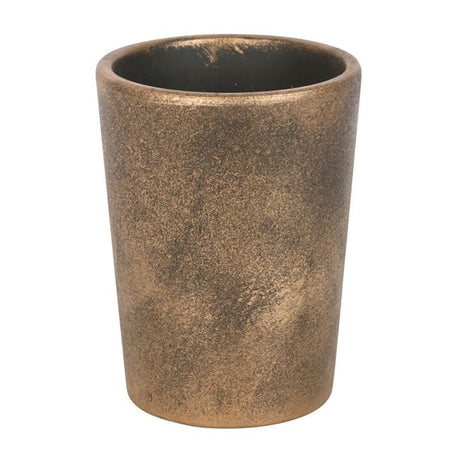 Green Man Bronze Terracotta Plant Pot by Lisa Parker - Saxons Garden & Home