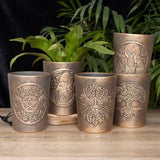 Tree of Life Bronze Terracotta Plant Pot by Lisa Parker - Saxons Garden & Home
