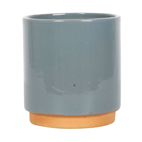 Blue Thank You For Helping Me Grow Plant Pot - Saxons Garden & Home