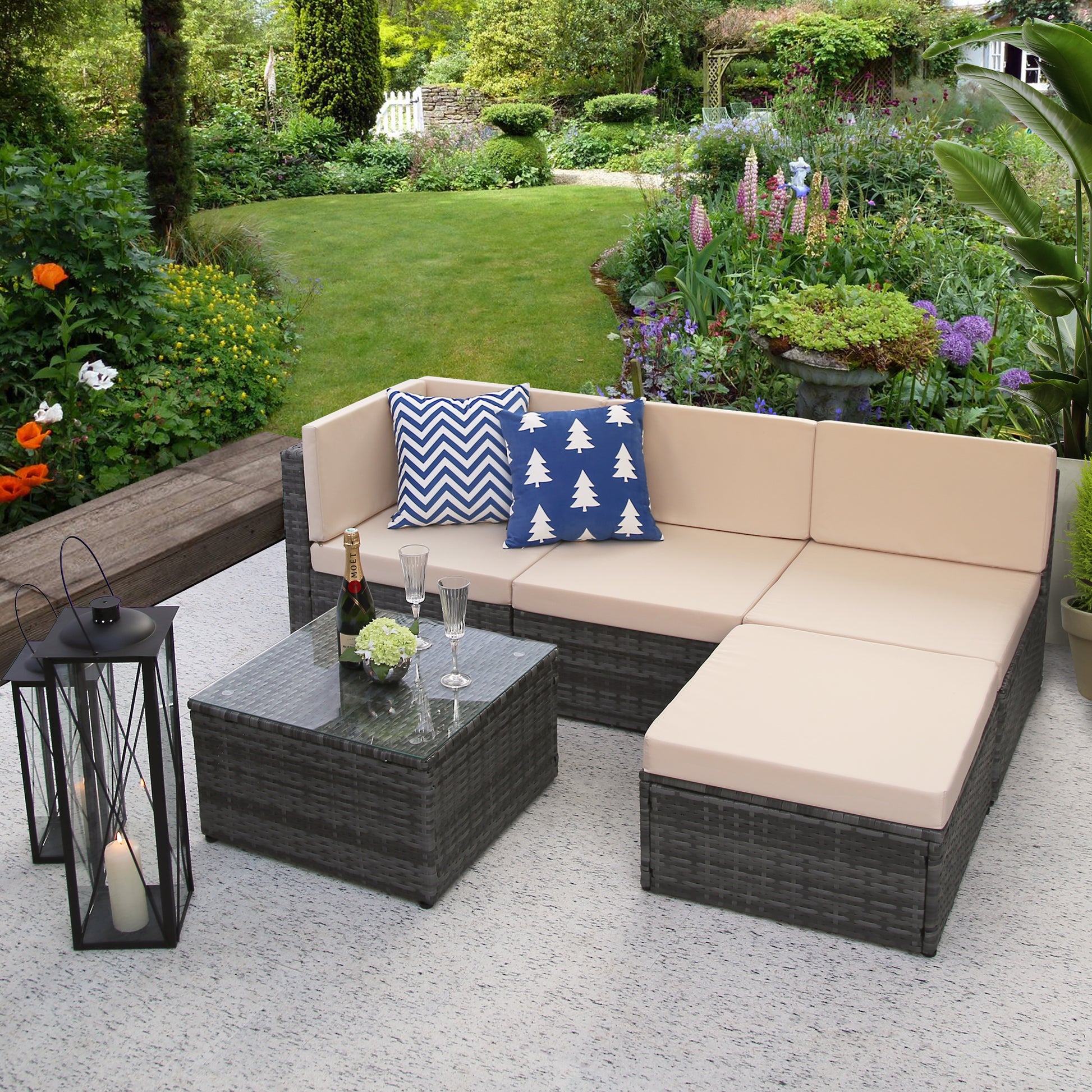 Pelops Corner Sofa Set Saxons Garden & Home